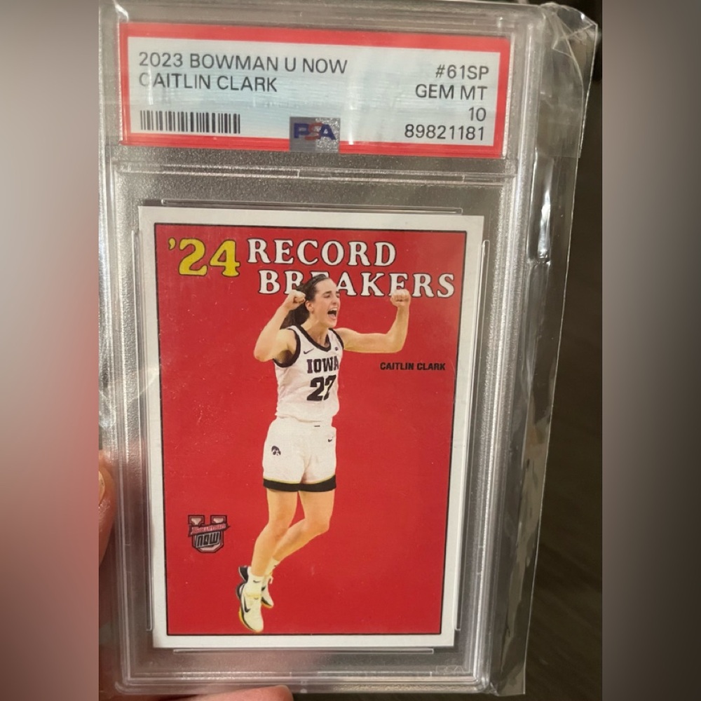 🔥Bowman U Now🔥Caitlin Clark 2023🔥Gem Mint 10